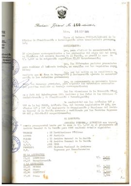 Resolución Jefatural N° 160-1986/AGN/J