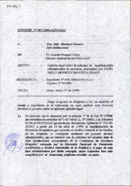 INFORME 067-2000-AGN-OGAJ