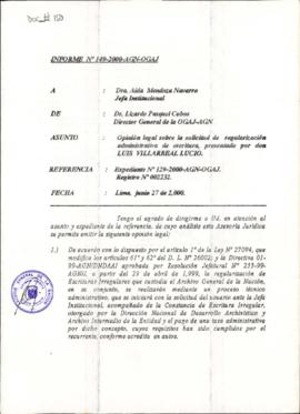 INFORME 149-2000-AGN-OGAJ