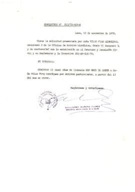 Resolución Jefatural N° 013-1978/AGN/S
