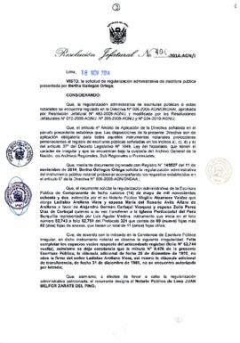 Resolución Jefatural N° 404-2014-AGN/J