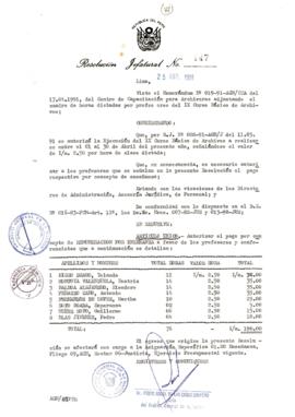 Resolución Jefatural N° 147-1991/AGN/J