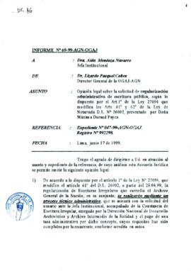 INFORME 069-99-AGN-OGAJ
