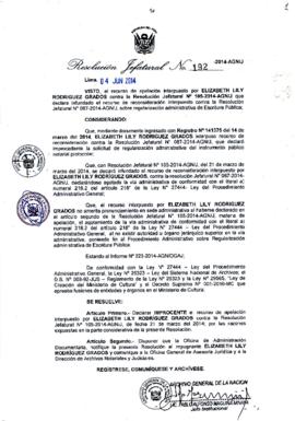 Resolución Jefatural N° 192-2014-AGN/J