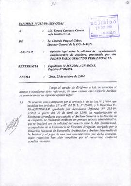 INFORME 261-2004-AGN-OGAJ