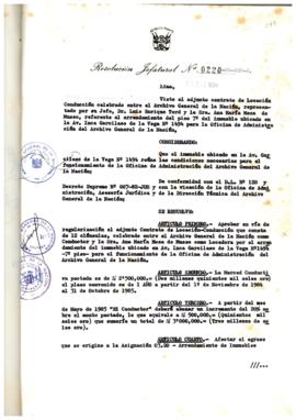 Resolución Jefatural N° 220-1984/AGN/J