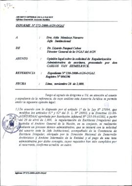 INFORME 272-2000-AGN-OGAJ