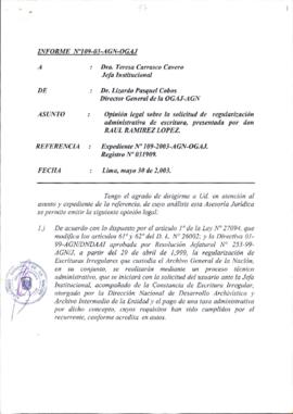 INFORME 109-2003-AGN-OGAJ