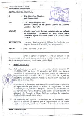 INFORME 226-2001-AGN-OGAJ