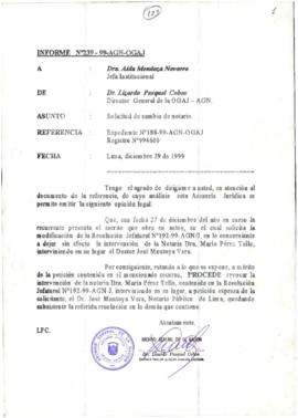 INFORME 239-99-AGN-OGAJ