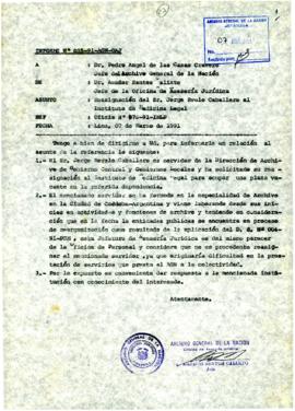 INFORME 035-91-AGN/OAJ