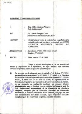 INFORME 066-2000-AGN-OGAJ