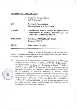 INFORME 134-2003-AGN-OGAJ