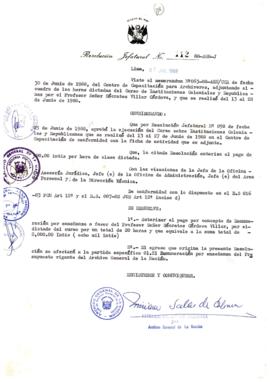Resolución Jefatural N° 112-1988/AGN/J