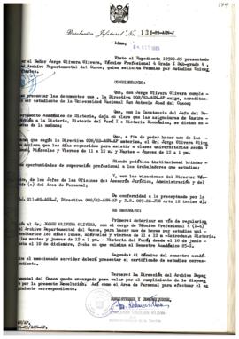 Resolución Jefatural N° 131-1985/AGN/J