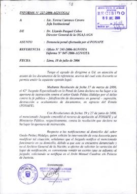 INFORME 227-2006-AGN/OGAJ
