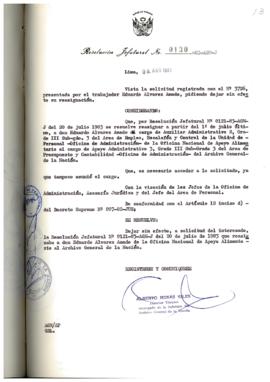 Resolución Jefatural N° 130-1983/AGN/J