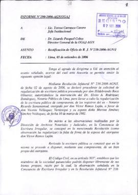 INFORME 290-2006-AGN/OGAJ