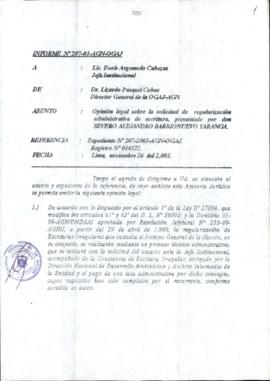INFORME 207-2001-AGN-OGAJ