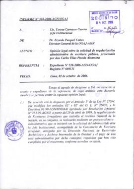 INFORME 328-2006-AGN/OGAJ