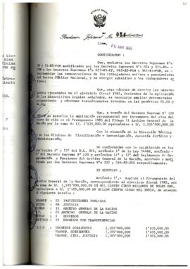 Resolución Jefatural N° 054-1986/AGN/J