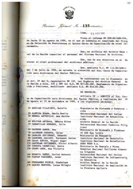 Resolución Jefatural N° 138-1986/AGN/J