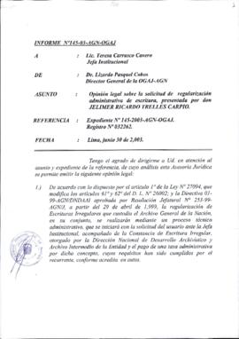 INFORME 145-2003-AGN-OGAJ