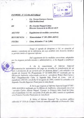 INFORME 312-2004-AGN-OGAJ