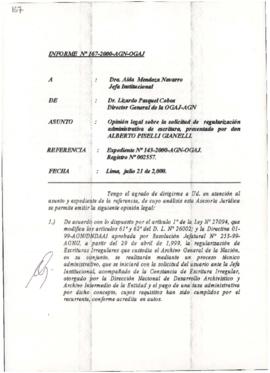 INFORME 167-2000-AGN-OGAJ