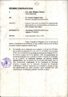 INFORME 240-99-AGN-OGAJ