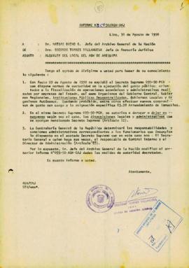 INFORME 057-90-AGN/OAJ