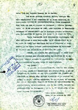 INFORME S/N-85-AGN/JOAJ