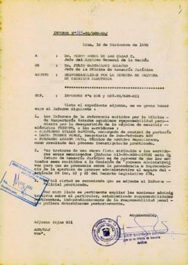 INFORME 069-90-AGN/OAJ
