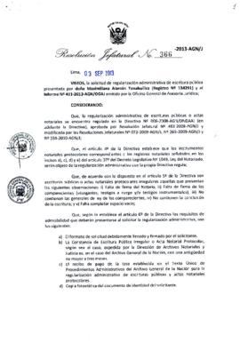 Resolución Jefatural N° 366-2013-AGN/J