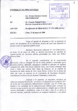 INFORME 161-2006-AGN/OGAJ