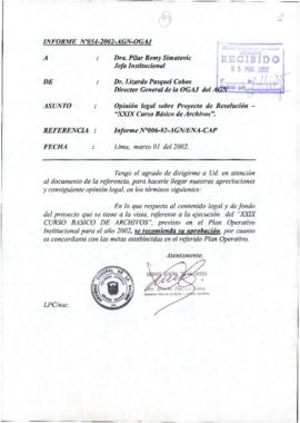 INFORME 054-02-AGN-OGAJ