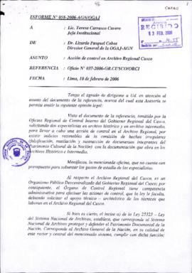 INFORME 058-2006-AGN/OGAJ