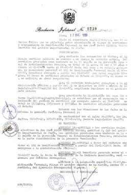 Resolución Jefatural N° 239-1990/AGN/J
