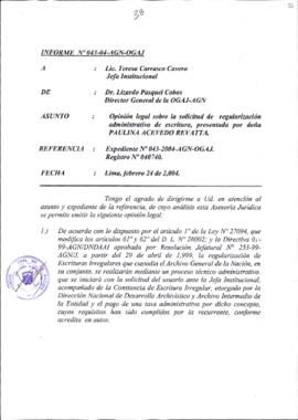 INFORME 046-2003-AGN-OGAJ