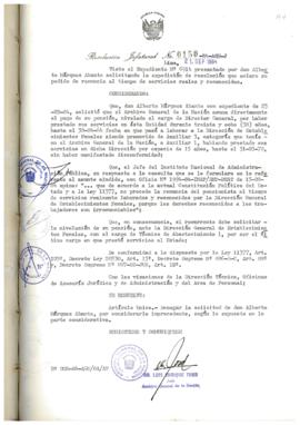 Resolución Jefatural N° 150-1984/AGN/J