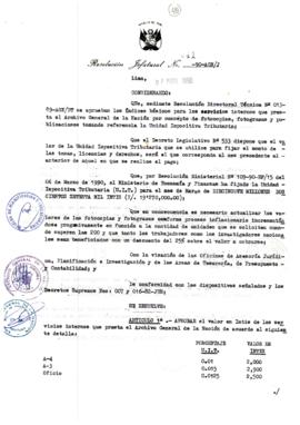 Resolución Jefatural N° 041-1990/AGN/J