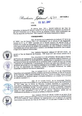 Resolución Jefatural N° 147-2017-AGN/J
