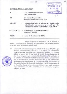 INFORME 227-2004-AGN-OGAJ