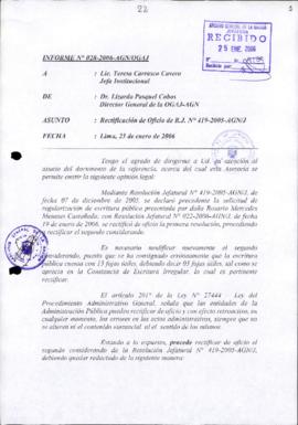 INFORME 028-2006-AGN/OGAJ
