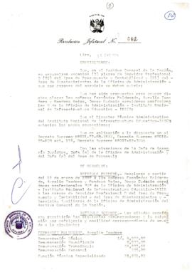 Resolución Jefatural N° 002-1989/AGN/J