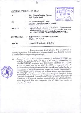 INFORME 238-2004-AGN-OGAJ