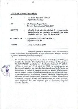 INFORME 023-2003-AGN-OGAJ