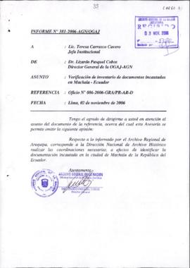 INFORME 381-2006-AGN/OGAJ