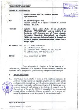 INFORME 256-2000-AGN-OGAJ