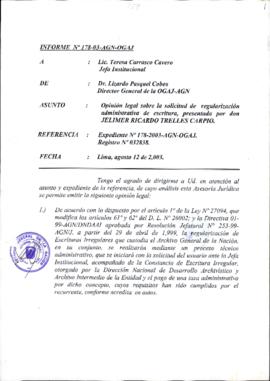 INFORME 178-2003-AGN-OGAJ